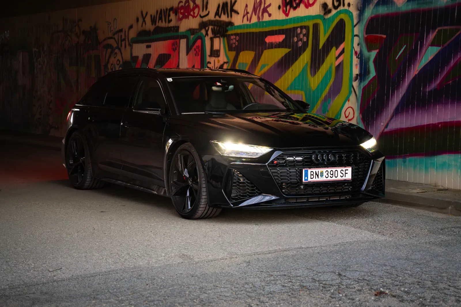 Audi RS6 Avant von vorne, 600 PS